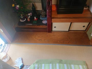 姫路市　床の間床塗装
