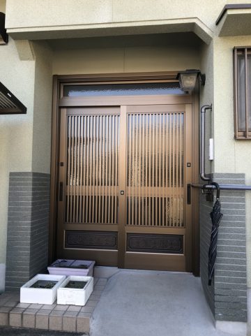 姫路市　玄関ドア取替え