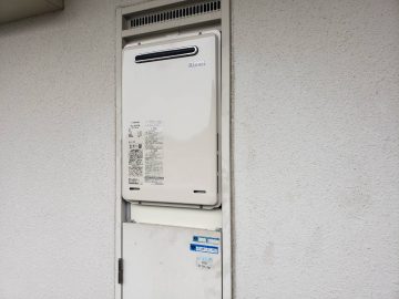 姫路市　マンションのガス給湯器交換
