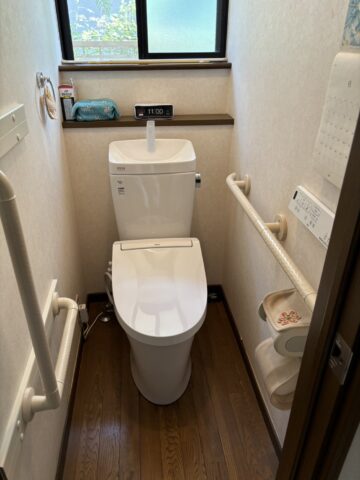 姫路市　高さの低いトイレの取替